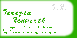 terezia neuwirth business card